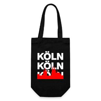 KÖLLE ES EIN JEFÖHL KÖLN DOMLIEBE RHEIN DOMSTADT - Gift Bag for Bottles - black - Front