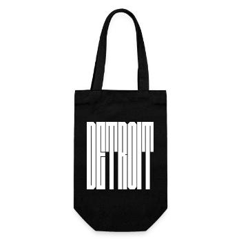 Detroit USA City logo - Gift Bag for Bottles - black - Front