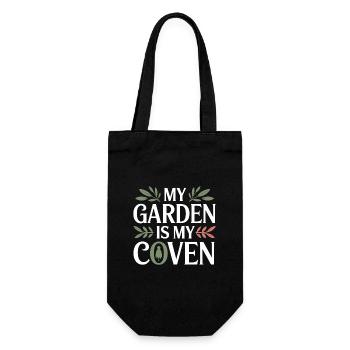 Herbalist My Garden Is My Coven Professional  - Gift Bag for Bottles - black - Front