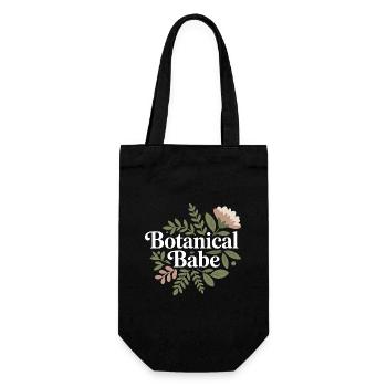 Kräuterkundige Botanische Kindheit Professioneller Klinischer DC - Geschenkbeutel für Flaschen - Schwarz - Vorne