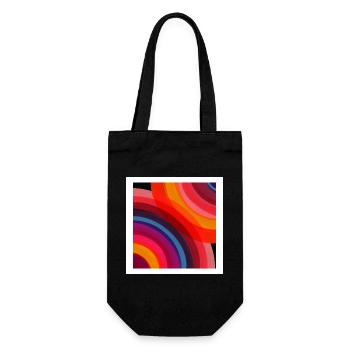 Abstract rainbow - Gift Bag for Bottles - black - Front