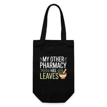 Certified Clinical Botanical Specialist  - Gift Bag for Bottles - black - Front