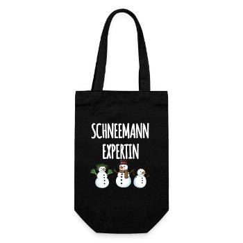 Snowman Expert - Gift Bag for Bottles - black - Front