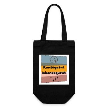 Consistently Inconsistent Color Contrast - Gift Bag for Bottles - black - Front