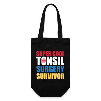 Design super cool pour survivants de chirurgie des amygdales - Sac à bouteille - noir - Devant