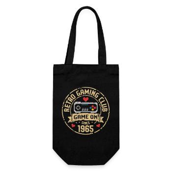 Vintage 1965 Anniversaire 1965 Cadeau 1965 - Sac à bouteille - noir - Devant
