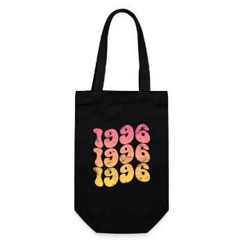Vintage 1996 - Gift Bag for Bottles - black - Front