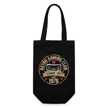 Vintage 1976 Birthday 1976 Gift 1976 - Gift Bag for Bottles - black - Front