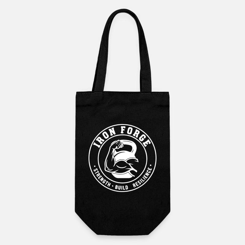 Iron Forge Kettlebell - Geschenkbeutel für Flaschen - Schwarz