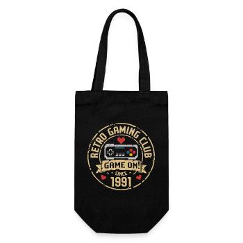Vintage 1991 Birthday 1991 Gift 1991 - Gift Bag for Bottles - black - Front