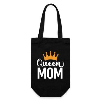 Queen Mom - Gift Bag for Bottles - black - Front