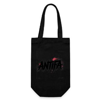 Antifa - Produits dérivés antifascistes - Sac à bouteille - noir - Devant