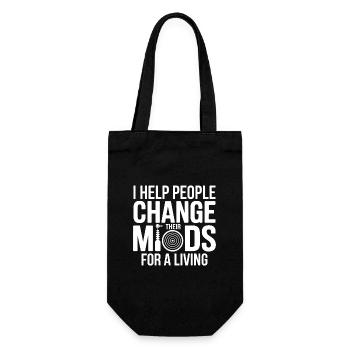 Certified Clinical Behavioral Specialist Apparel  - Gift Bag for Bottles - black - Front