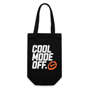 Cool mode from logo - Gift Bag for Bottles - black - Front