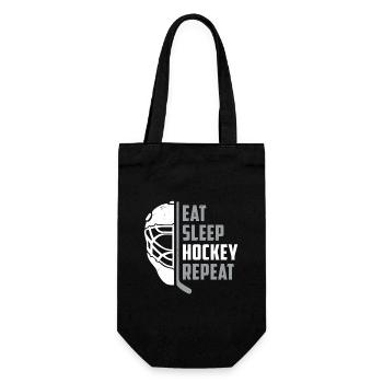 hockey - Gift Bag for Bottles - black - Front