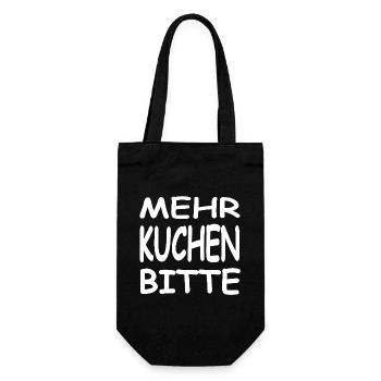 Cake - Gift Bag for Bottles - black - Front