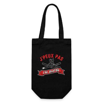 J'peux pas Jiu Jitsu T-shirt - Sac à bouteille - noir - Devant