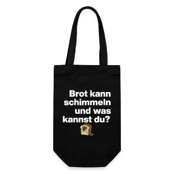 BREAD MOLD AND YOU? SARCASM GIFT FUNNY - Gift Bag for Bottles - black - Front