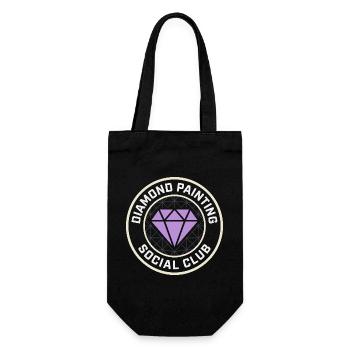 Diamond Painting, Diamond Art, Diamond Painter - Gift Bag for Bottles - black - Front