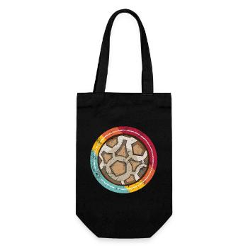 Handball vintage - Sac à bouteille - noir - Devant