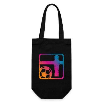 foosball - Gift Bag for Bottles - black - Front