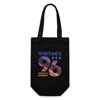Vintage 1996 - Geschenkbeutel für Flaschen - Schwarz - Vorne
