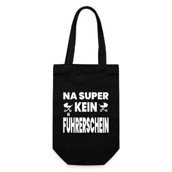 Führerschein - Geschenkbeutel für Flaschen - Schwarz - Vorne