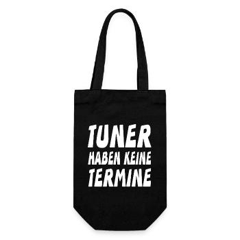 Tuner - Geschenkbeutel für Flaschen - Schwarz - Vorne