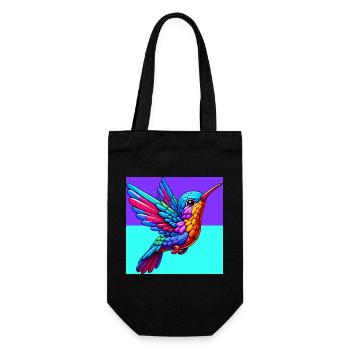 hummingbird - Gift Bag for Bottles - black - Front