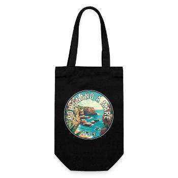 Experience Coastal Splendor Polignano a Mare Italy - Gift Bag for Bottles - black - Front