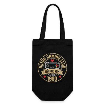 Avril 1980 Anniversaire avril 1980 Rétro - Sac à bouteille - noir - Devant