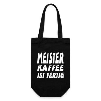 Meister - Geschenkbeutel für Flaschen - Schwarz - Vorne