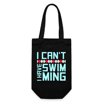 Je ne peux pas, j’ai une excuse de nageur drôle - Sac à bouteille - noir - Devant