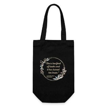 Citation des Quatre Filles du docteur March II - Style mignon - Sac à bouteille - noir - Devant