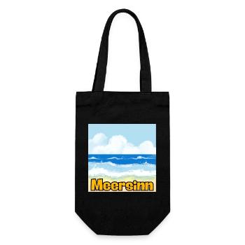 MEERSINN – AMBIANCE PLAGE, VACANCES ET SOLEIL ! 🏖️ - Sac à bouteille - noir - Devant