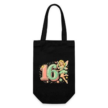 Retro Elf 16 – Imprimé publicitaire vintage en pastel - Sac à bouteille - noir - Devant
