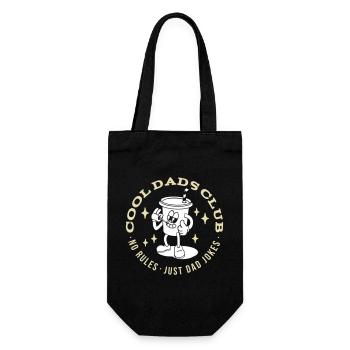 Cool Dads Club Vatertag Vater Geschenk - Geschenkbeutel für Flaschen - Schwarz - Vorne