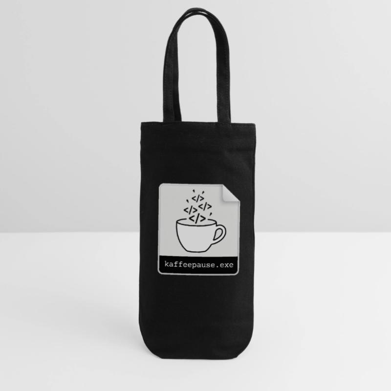 Kaffeepause.exe - IT Programmieren Informatik Code Geschenkbeutel für Flaschen