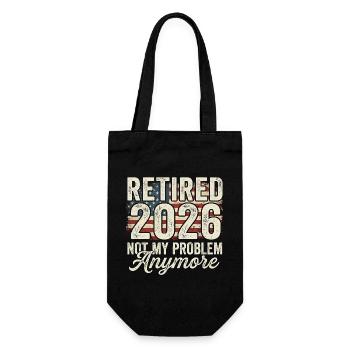 Retraite en 2026 – ce n’est plus mon problème. Retraite - Sac à bouteille - noir - Devant