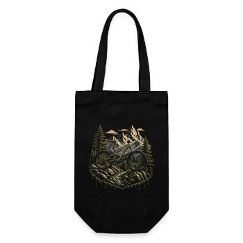 Mountain Bike MTB Alps Trail Enduro Mountains - Gift Bag for Bottles - black - Front