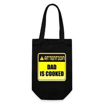 Humeur de papa - Sac à bouteille - noir - Devant