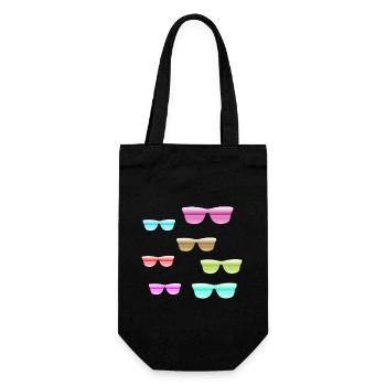 Sun grooves - Gift Bag for Bottles - black - Front