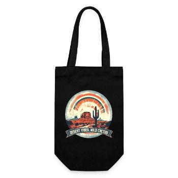 Atmossphères du désert - Sac à bouteille - noir - Devant