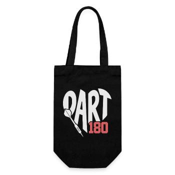 Cœur de fléchette avec flèche 180 - Sac à bouteille - noir - Devant