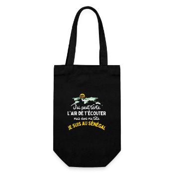 Sénégal  - Sac à bouteille - noir - Devant