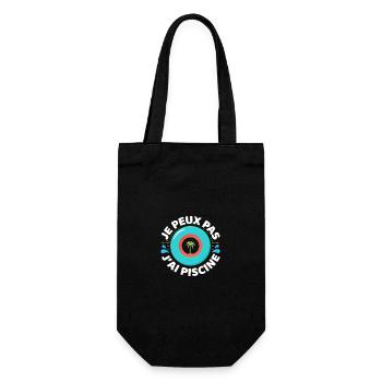 Je peux pas j'ai piscine - Sac à bouteille - noir - Devant