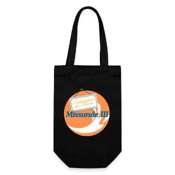 Missunde III – Vorübergehend außer Betrieb, orange - Geschenkbeutel für Flaschen - Schwarz - Vorne