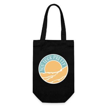 Tu as l’air assez drôle, complément Logo de l’amour de soi - Sac à bouteille - noir - Devant