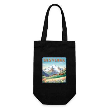 Sesvenna - Gift Bag for Bottles - black - Front