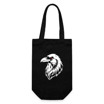 Raven Crow Mascot Logo Sport Gaming - Gift Bag for Bottles - black - Front